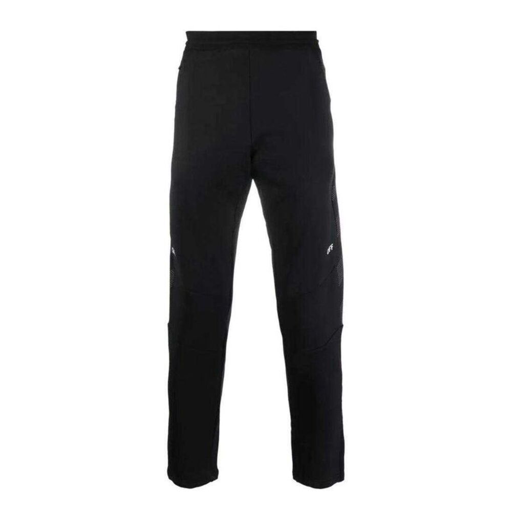 Off White Unisex Adult Full Diag Sweatpants / Black